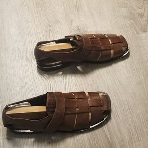 Johnston & Murphy Mahogany Sandals